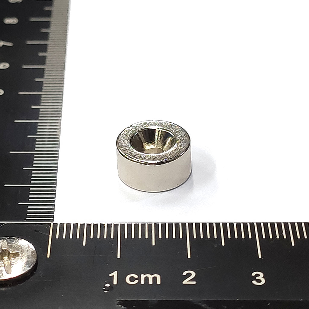 超強釹鐵硼磁鐵-沉頭孔OD12x6.5/3.5x6-ND35UH
