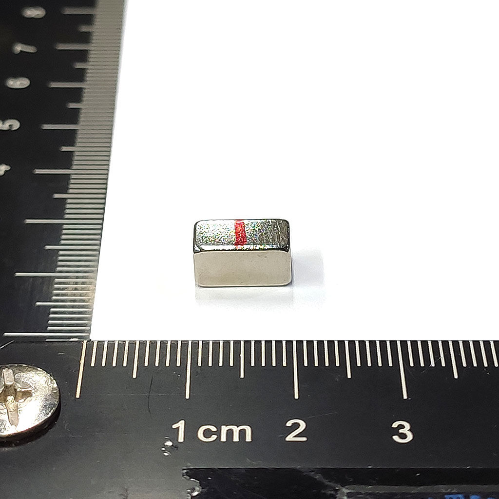 超強釹鐵硼磁鐵-L10x5x5-ND35-N紅線