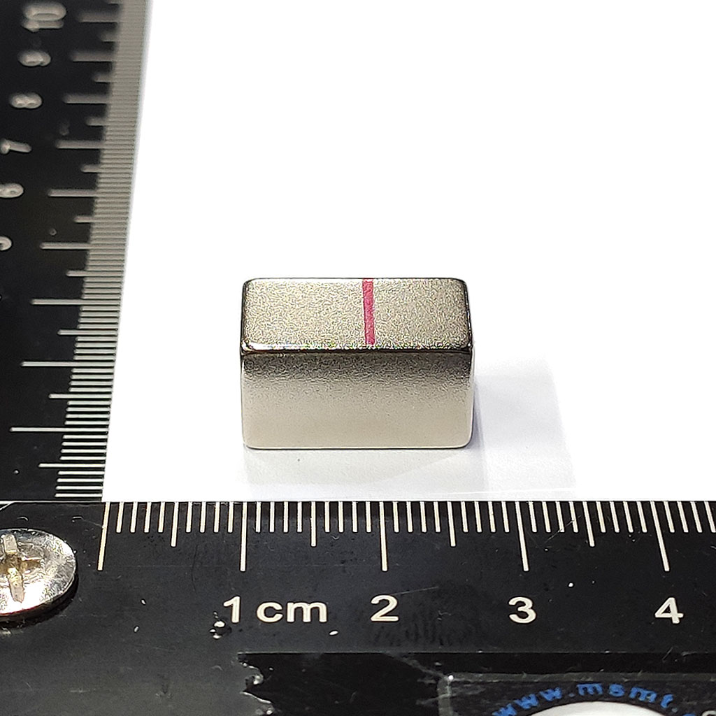 超強釹鐵硼磁鐵-L18x10x10-ND35-N紅線
