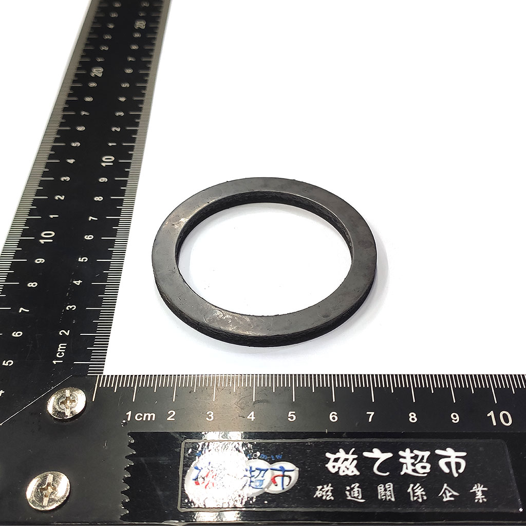 軟性橡膠磁鐵-OD66x52x5-RM2