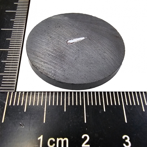 D30x3mmT(異方性、平面多極充磁)-模製鐵氧體磁鐵