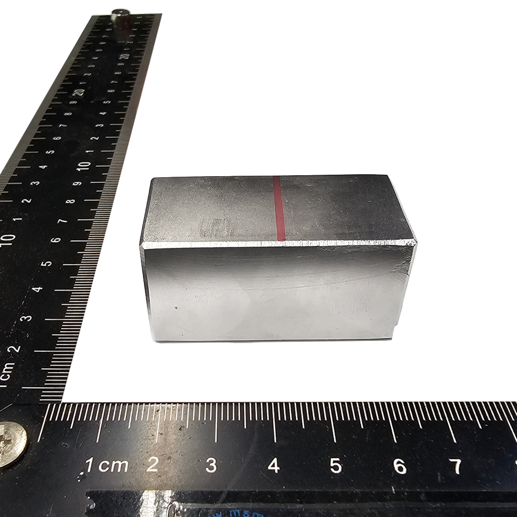 福利品:L50x25x25mmT(N極記號)-燒結釹鐵硼磁鐵