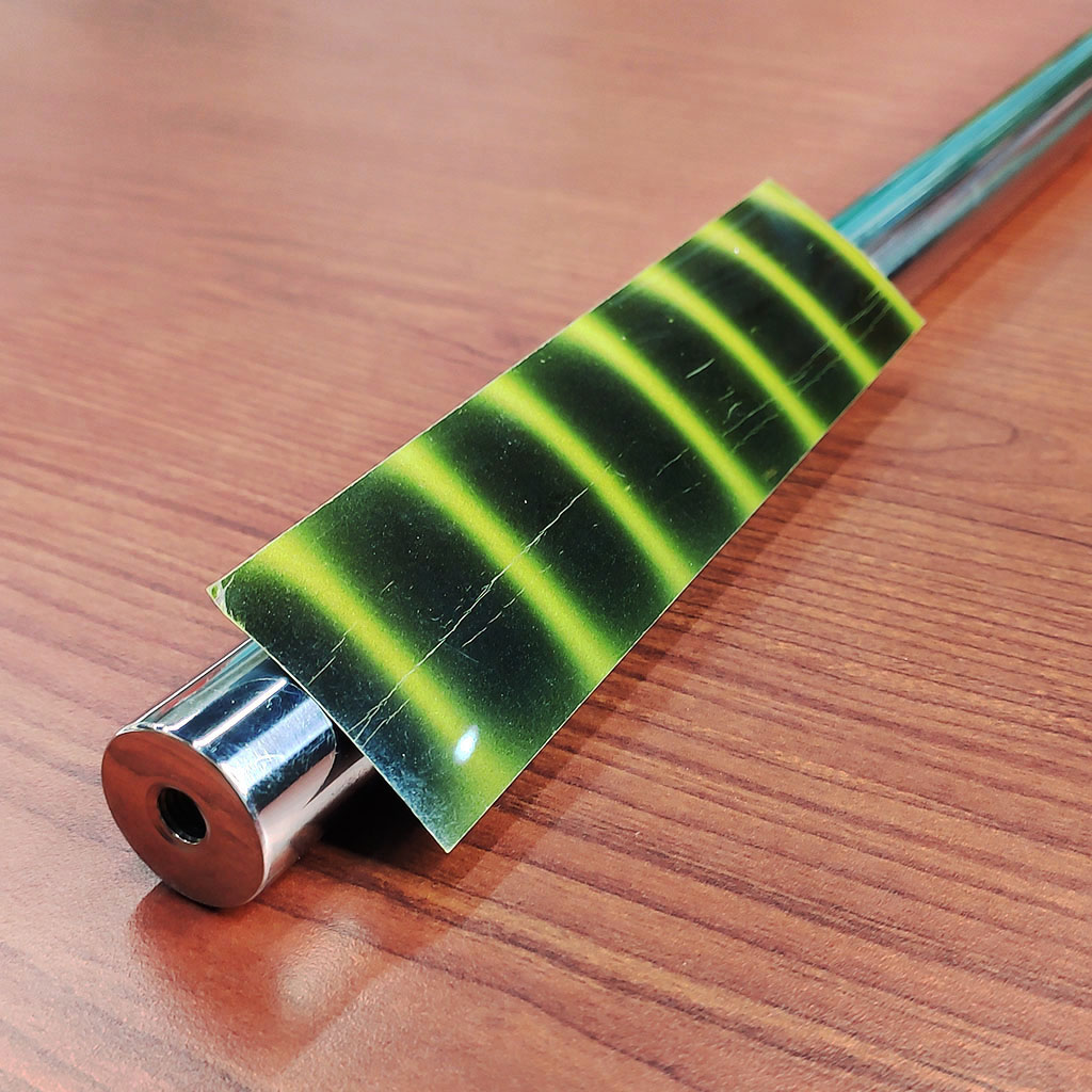 超強磁棒-D25x600mmL【磁區≧550mm】-兩端內凹M8x15mm螺牙-除兩端螺牙部分無磁力,其餘皆內有超強釹鐵硼磁鐵